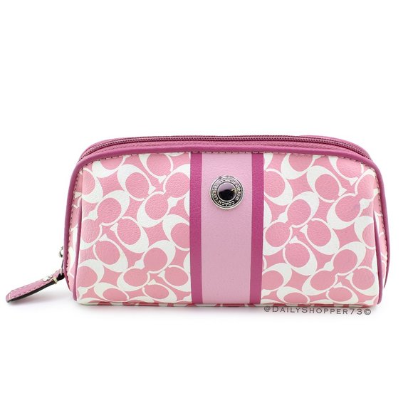 Coach Handbags - Coach Pink / Purple Cosmetic Pouch